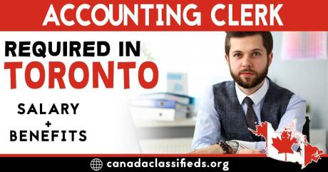 ACCOUNTING CLERK REQUIRED IN TORONTO