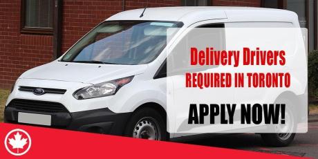 Delivery Drivers REQUIRED IN TORONTO
