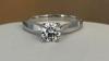 14K Gold .57ct. Diamond Solitaire Ring(VVS2/E) *Appraised $3,000