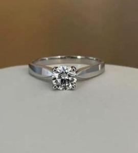 14K Gold .57ct. Diamond Solitaire Ring(VVS2/E) *Appraised $3,000