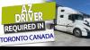 Hiring AZ Drivers for Long Haul CAN- US