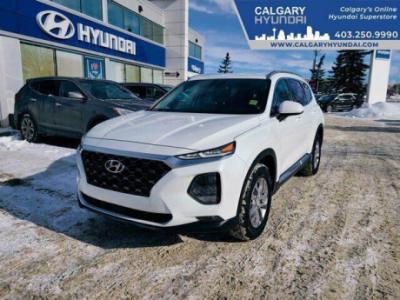 2019 Hyundai Santa Fe Essential in White, Automatic Transmission