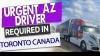 Az drivers and owner operator for USA and on,qc URGENT