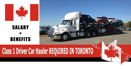 Class 1 Driver Car Hauler REQUIRED IN TORONTO