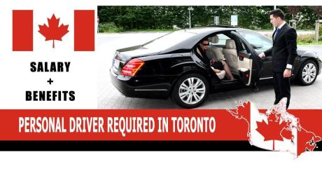 PERSONAL DRIVER REQUIRED IN TORONTO