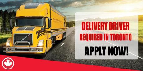 DELIVERY DRIVER REQUIRED IN TORONTO