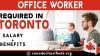 OFFICE WORKER REQUIRED IN TORONTO