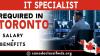 IT SPECIALIST REQUIRED IN TORONTO