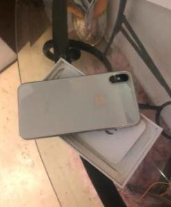 Silver white iPhone X 64 Gb unlocked like new!