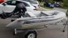 Dinghy Inflatable Boat Hard fiberglass NEW MOTOR and TRAILER