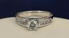 14K White Gold Custom Crafted Diamond Ring ^Certified at $4,600