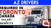 AZ DRIVERS REQUIRED IN TORONTO