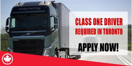 DRIVER REQUIRED IN TORONTO