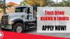 Truck Driver REQUIRED IN TORONTO