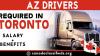 AZ DRIVERS REQUIRED IN TORONTO