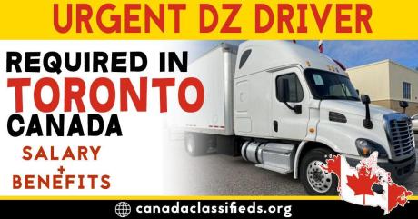 URGENT DZ DRIVER REQUIRED IN TORONTO