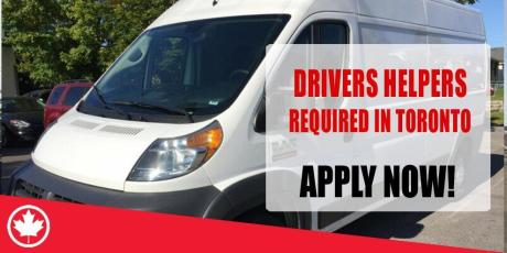DRIVERS HELPERS REQUIRE IN TORONTO