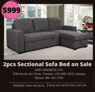 Sofa beds on sale!!! starting 499!! hurry up! shop before they run out!!