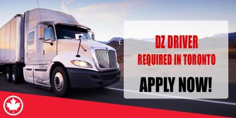 DZ DRIVER REQUIRED IN TORONTO
