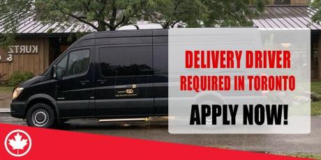DELIVERY DRIVER REQUIRED IN TORONTO