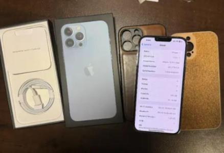 iPhone 13 Pro Max Blue Like New Box Downtown North York