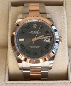 Unworn Rolex Datejust 41 Slate Dial Oystersteel and Everose