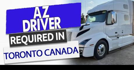 Hiring AZ drivers for USA and CANADA wide runs