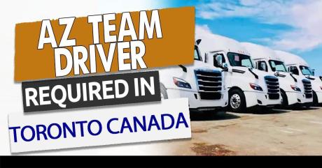 AZ TEAM DRIVER NEEDS TORONTO TO CALIFORNIA