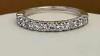 14K White Gold .52ct. 1/2 Diamond Eternity Wedding Ring