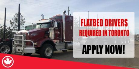 FLATBED DRIVERS REQUIRE IN TORONTO