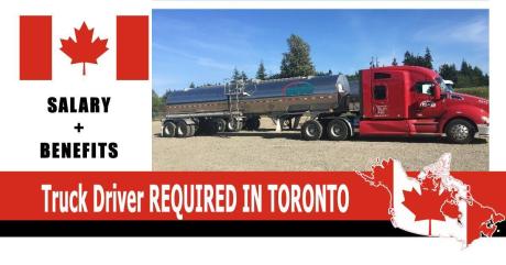 Truck Driver REQUIRED IN TORONTO