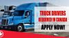 TRUCK DRIVERS REQUIRED IN CANADA