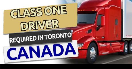 Now hiring class one driver in Peel Region GTA