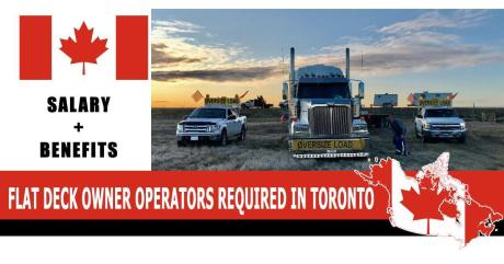 FLAT DECK OWNER OPERATORS REQUIRED IN TORONTO