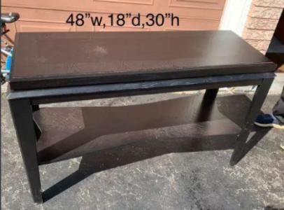 Hallway table,chairs,side table etc,