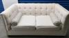 FREE DELIVERY!!! - MINT CONDITION WHITE LOVESEAT SOFA/COUCH