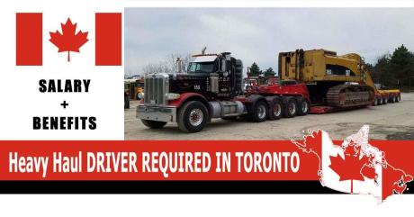 Heavy Haul DRIVER REQUIRED IN TORONTO