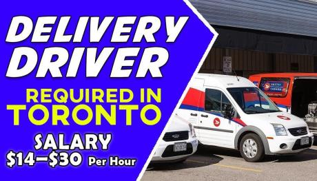 DELIVERY DRIVER REQUIRED IN TORONTO
