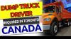 Dump Truck Driver Wanted