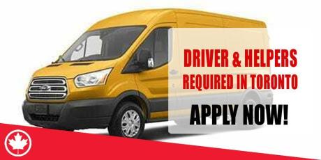 DRIVERS & HELPERS REQUIRED IN CANADA