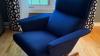 Mid century modern space age design Teak lounge chair
