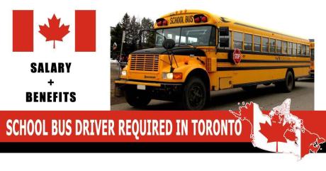 SCHOOL BUS DRIVER REQUIRED IN TORONTO