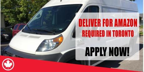 DELIVER FOR AMAZON REQUIRED IN TORONTO