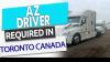 AZ driver Toronto to Montreal Run