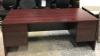 Mahogany 2 Sided Double Drawer Desk-Excellent Condition-Call us!