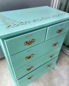 Vintage Wood Dresser
