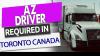 Hiring AZ drivers for Canada - US long & short hauls