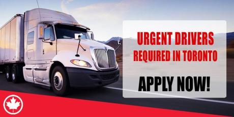 URGENT DRIVERS REQUIRED IN TORONTO