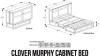 Clover Murphy Cabinet Bed - INSTANT Guest Bed!