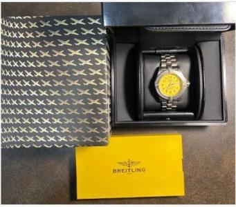 Breitling Avenger Seawolf Automatic Yellow Face Watch